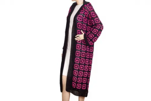 Cardigan De Crochê