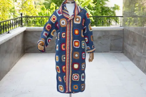 Cardigan De Crochê