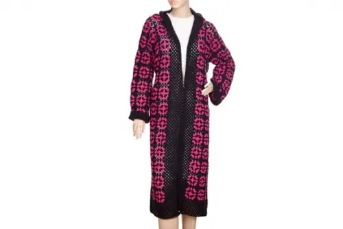 Cardigan De Crochê