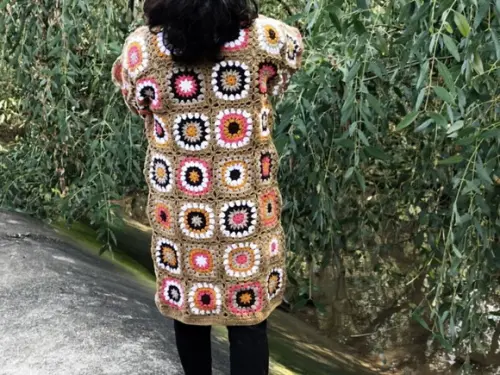 Cardigan De Crochê