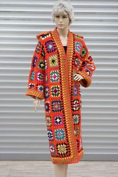 Cardigan De Crochê