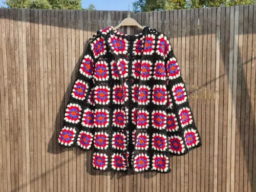 Cardigan De Crochê