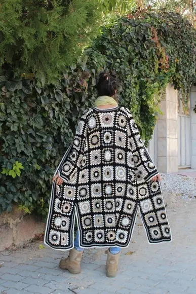 Cardigan De Crochê