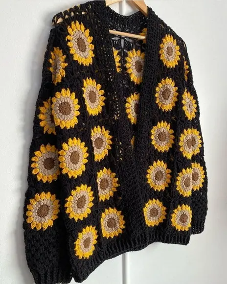 Cardigan em Crochê