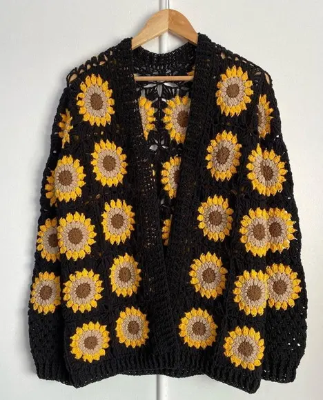 Cardigan em Crochê