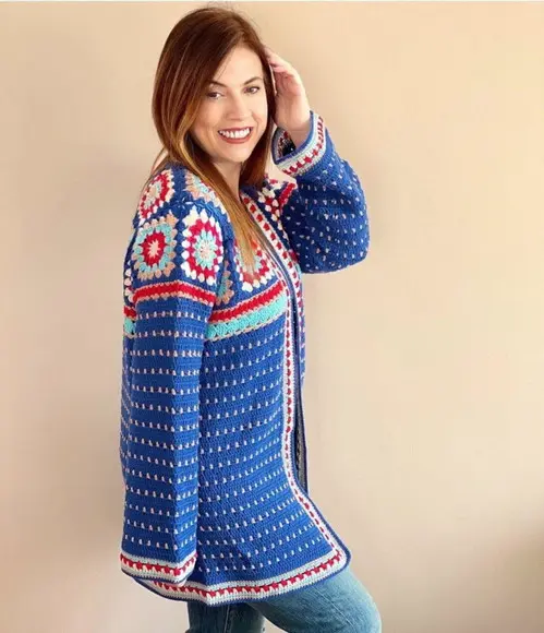 Cardigan em Crochê
