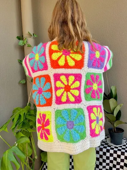 Cardigan em Crochê