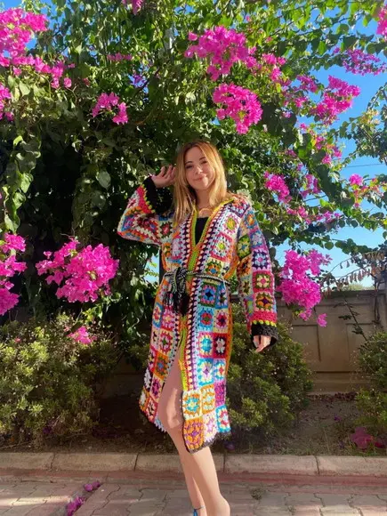 Cardigan em Crochê
