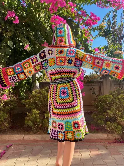 Cardigan em Crochê