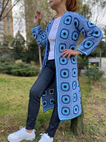 Cardigan em Crochê