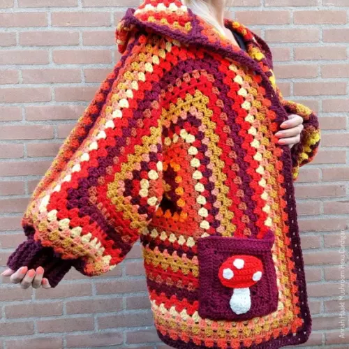 Cardigan em Crochê