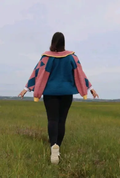 Cardigan em Croche Howl do Filme castelo Animado 