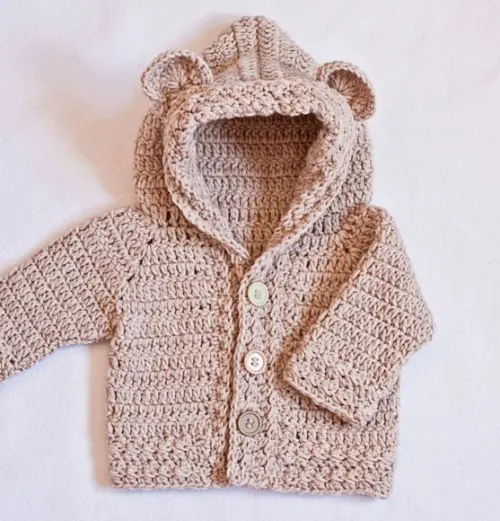 Casaco de Crochê Infantil