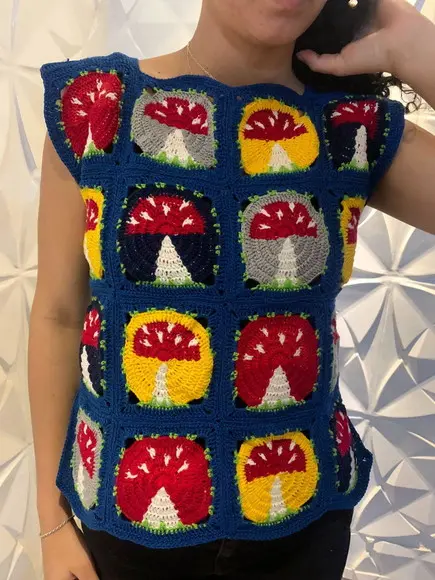 Colete De Crochê