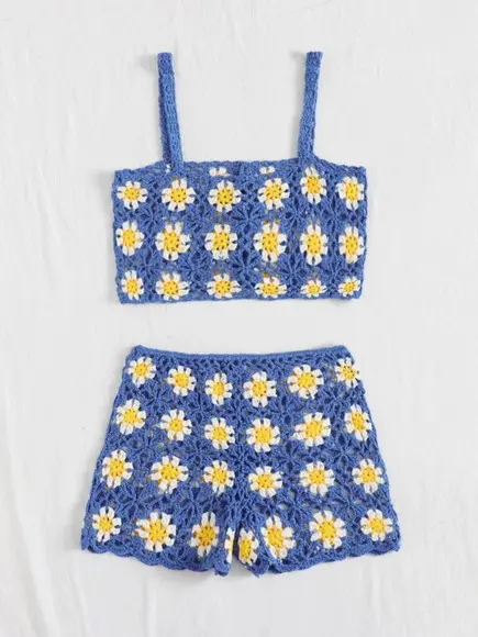 Conjunto em crochê