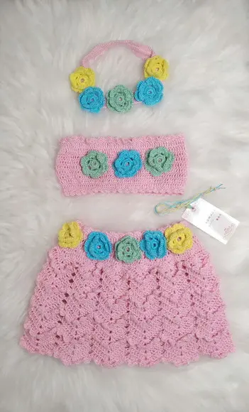 Conjunto Infantil / Bebê em Crochê