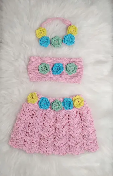 Conjunto Infantil / Bebê em Crochê