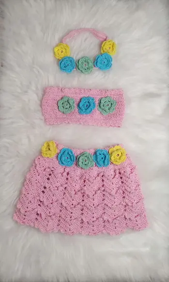 Conjunto Infantil / Bebê em Crochê