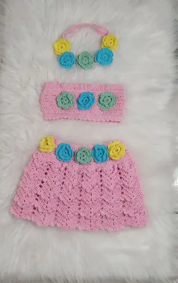 Conjunto Infantil / Bebê em Crochê