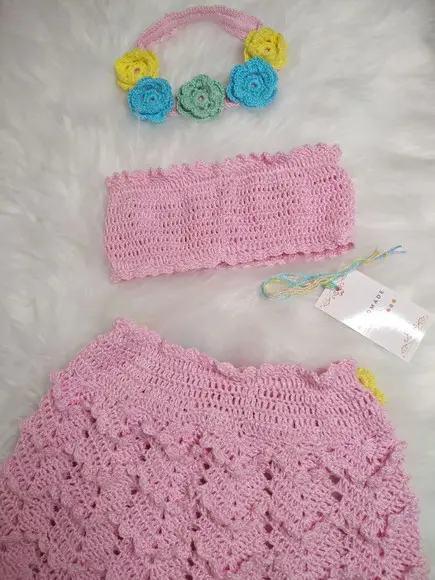 Conjunto Infantil / Bebê em Crochê