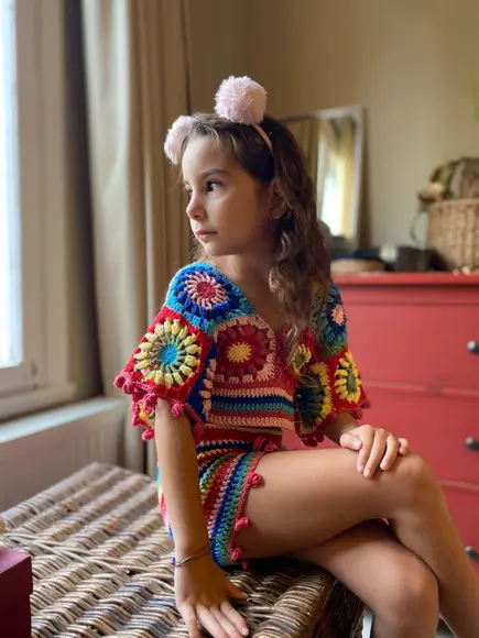 Conjunto Infantil em Crochê