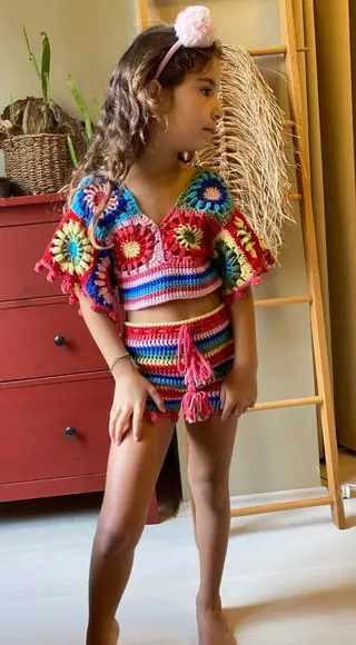 Conjunto Infantil em Crochê
