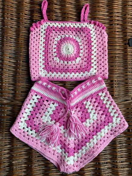 Conjunto Infantil em Crochê