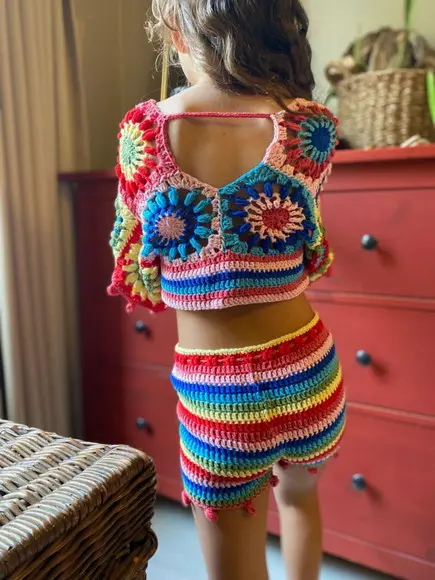 Conjunto Infantil em Crochê