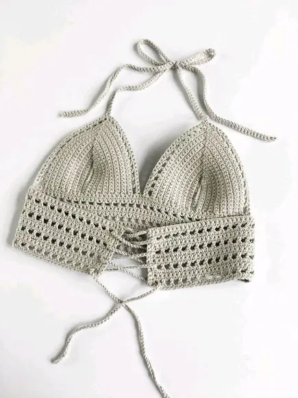 Cropped / Top em Crochê Julia