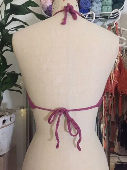 Cropped de crochê