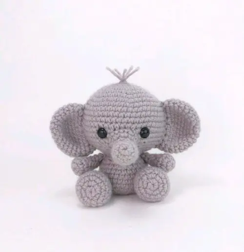 Elefante de Crochê Amigurumi