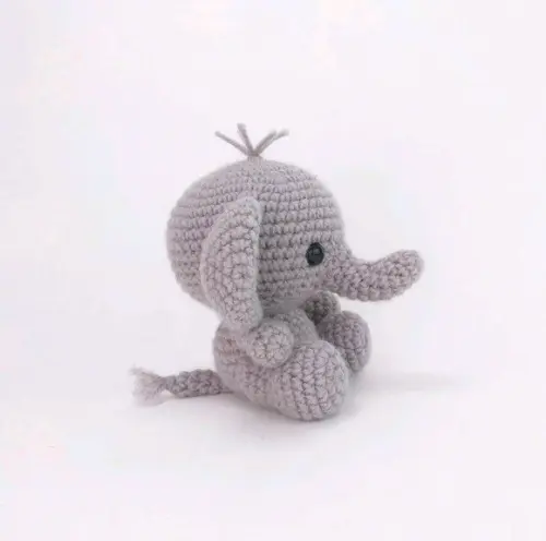 Elefante de Crochê Amigurumi