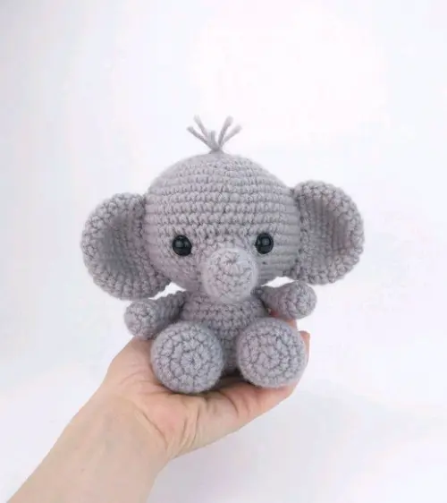 Elefante de Crochê Amigurumi