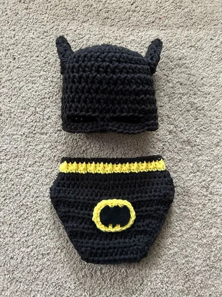 Fantasia Batman em Crochê