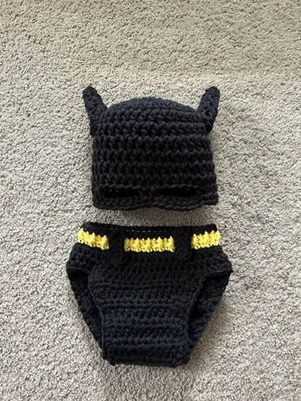 Fantasia Batman em Crochê