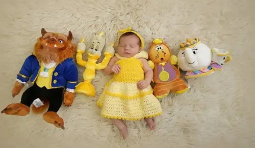 Fantasia Bella Vestido "bella e a Fera"