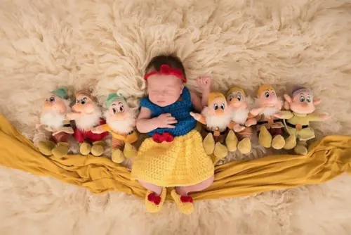 Fantasia Branca de Neve em Crochê