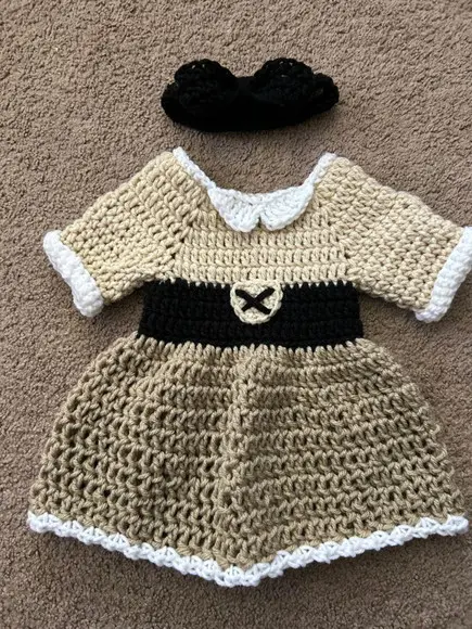 Fantasia Briar Rose em Crochê