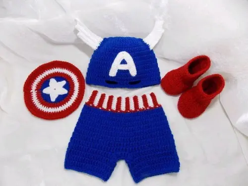 Fantasia capitão América bebe