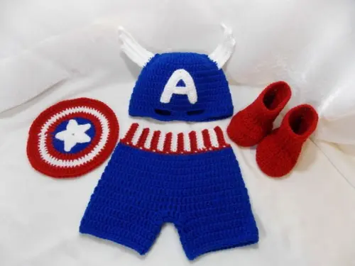 Fantasia Capitão América Bebe