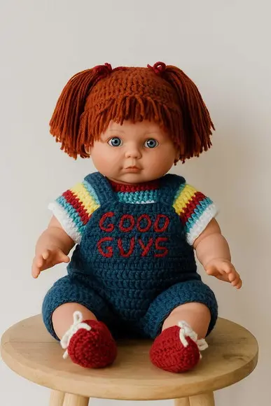 Fantasia Chucky em Crochê