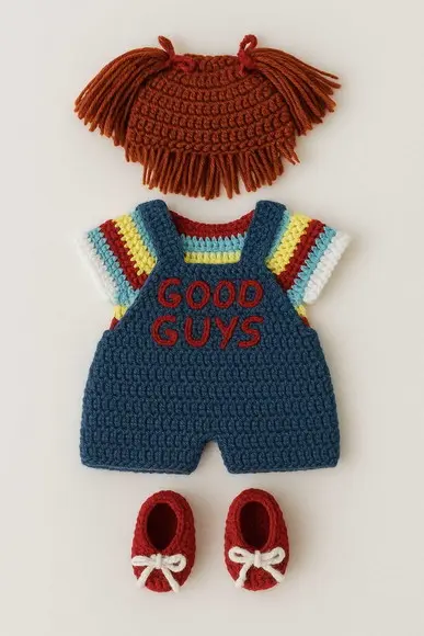 Fantasia Chucky em Crochê