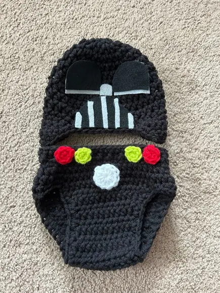 Fantasia Darth Vader Personagem Star Wars em Crochê
