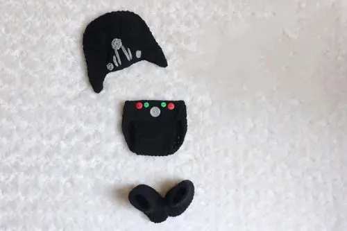 Fantasia Darth Vader Personagem Star Warsem Crochê
