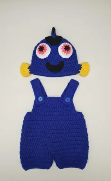 Fantasia Dory em Crochê Nemo