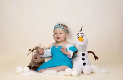 Fantasia Elsa Frozen em Crochê