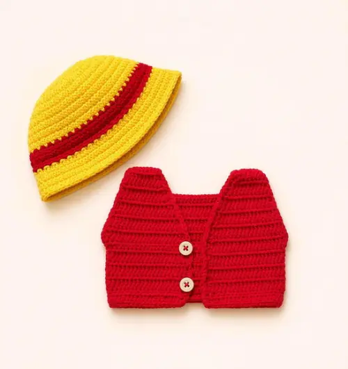 Fantasia em Crochê Luffy ( One Piece)