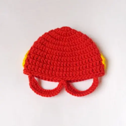 Fantasia Flash Super Heroi da Marvel em Crochê