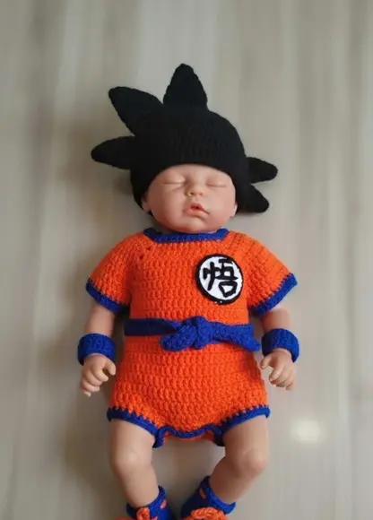 Fantasia Goku Dragon Ball (bebê/infantil)