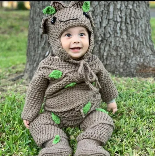 Fantasia Groot em Crochê